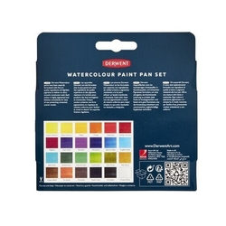 DERWENT WATERCOLOUR PAINT PAN SET - sada 24 ks