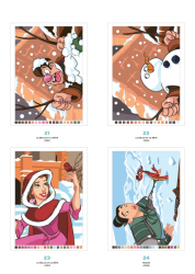 Disney -Coloriages mystères Disney - Hiver  - Colouring by numbers 