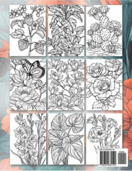 Entspannung mit Blumen Coloring book  - Lia Liebherz