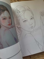 Everyday girl Coloring Book - KOREA  