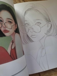 Everyday girl Coloring Book - KOREA  