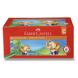 Faber-Castell Chublets Jumbo - Voskovky - 96 ks (12 barev po 8 kusech)