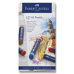 Faber-Castell CREATIVE STUDIO - olejové pastely - sada 12 kusů