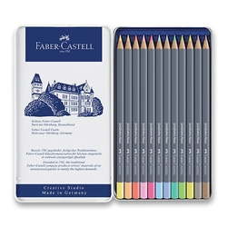 Faber-Castell GOLDFABER AQUA Pastel - akvarelové pastelky - sada 12 ks