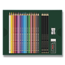 FABER-CASTELL sada Polychromos & Pitt Graphite Matt - 23 ks