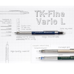 Faber-Castell Mechanická tužka TK Fine VARIO L - 4 šíře stopy - barva INDIGO