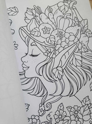 Fairy Beauties: Coloring Book for Adults - CoCo Wyo