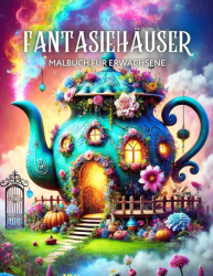  Fantasiehäuser Malbuch für Erwachsene - Anastasia Anemone  