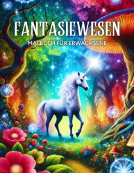 Fantasiewesen Malbuch für Erwachsene - Anastasia Anemone 