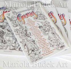 GNOMES - colouring set - Mariola Budek 