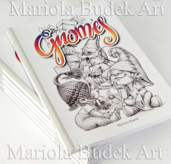 GNOMES - colouring set - Mariola Budek 