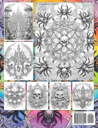 Intricate Halloween Coloring Book for Adults - Max Brenner 