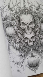 Intricate Halloween Coloring Book for Adults - Max Brenner 