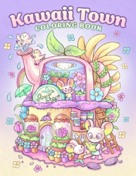  Kawaii Town Coloring Book - Jade Summer 