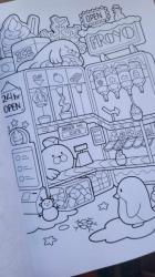  Kawaii Town Coloring Book - Jade Summer 