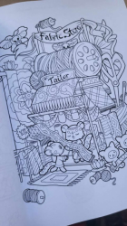  Kawaii Town Coloring Book - Jade Summer 