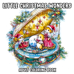 Little Christmas Wonders Adult Coloring Book- Max Brenner