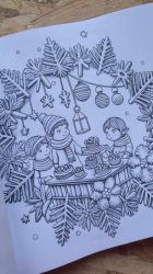 Little Christmas Wonders Adult Coloring Book- Max Brenner