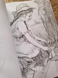 Little Prairie Girl Coloring Book- Max Brenner 