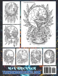 Magical Dreamcatchers Coloring Book - Max Brenner  