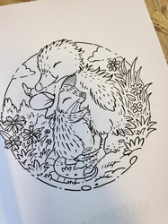 Matchstick Mouse: A Springtime Coloring Book