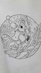 Matchstick Mouse:25 Days of Kindness Coloring Book