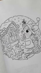 Matchstick Mouse:25 Days of Kindness Coloring Book