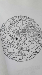 Matchstick Mouse:25 Days of Kindness Coloring Book