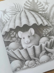 Mouse Houses - Coloring Book for Adults - Mia Quinn