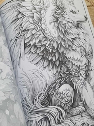 Mystical Beasts: An Epic Relaxing Coloring Book for Adults