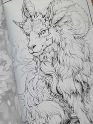 Mystical Beasts: An Epic Relaxing Coloring Book for Adults