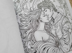 Mystical Lovers - Adult Coloring Book