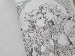 Mystical Lovers - Adult Coloring Book