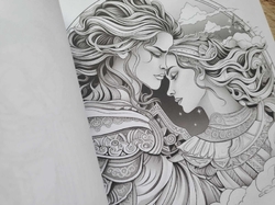 Mystical Lovers - Adult Coloring Book