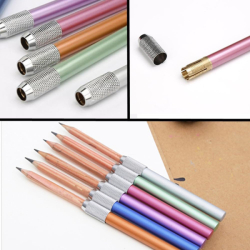 Nevskaya Palitra Pencil Extender - kovový nástavec na krátké pastelky - 4 barvy