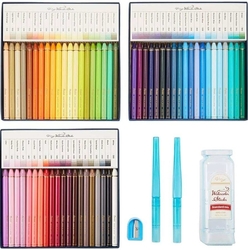 Pentel Vintage Watercolor Sticks - akvarelové tyčinky v boxu - sada 60 ks + příslušenství