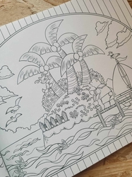 Polar Bear's Adventure Cruise Coloring Book - JAPONSKO 