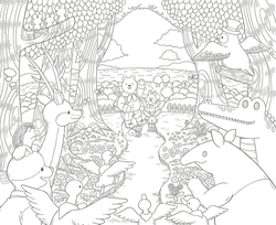 Polar Bear's Adventure Cruise Coloring Book - JAPONSKO 