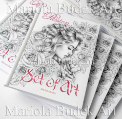 Set of art Passion - Mariola Budek - Kleurboek 