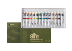 ShinHan Korean Watercolor paint - akvarelové barvy v tubě - sada 13 x 7,5 ml