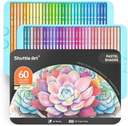 Shuttle Art -  Pastel Colored Pencils - sada 60 ks