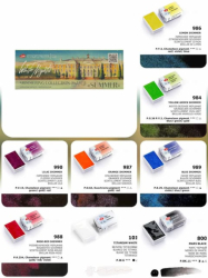 St. Petersburg Nevskaya Palitra - WHITE NIGHTS - Bílé noci - akvarelové barvy - Limited Edition Shimmering Watercolors 8 x 2.5 ml -  SUMMER