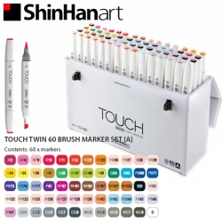Shinhan : Touch Twin 60 Brush Marker Pen Set : A