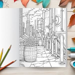 Urban Safari Coloring Book - Max Brenner 