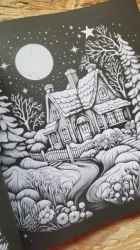 Wintertime in the Good Witches' Midnight Garden - Myra Rowse 