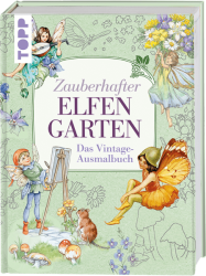 Zauberhafter Elfengarten Das Vintage - Ausmalbuch - pevná vazba