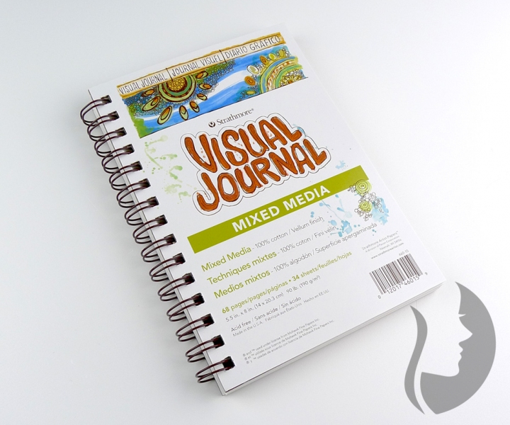 Strathmore 500 Series Visual Mixed Media Journal, 5.5x8 Vellum, Wire  Bound, 34 Sheets
